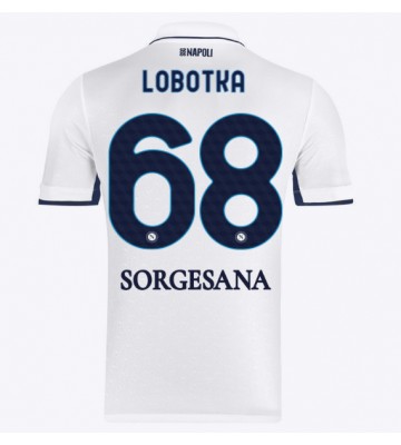 SSC Napoli Stanislav Lobotka #68 Replika Udebanetrøje 2024-25 Kortærmet